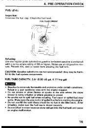 Honda HS55 Snow Blower Owners Manual page 16