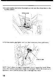 Honda HS55 Snow Blower Owners Manual page 19