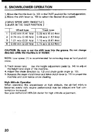 Honda HS55 Snow Blower Owners Manual page 21