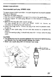 Honda HS55 Snow Blower Owners Manual page 28