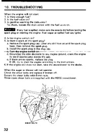 Honda HS55 Snow Blower Owners Manual page 33