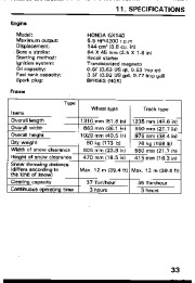 Honda HS55 Snow Blower Owners Manual page 34