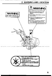 Honda HS55 Snow Blower Owners Manual page 6