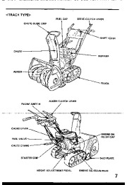 Honda HS55 Snow Blower Owners Manual page 8
