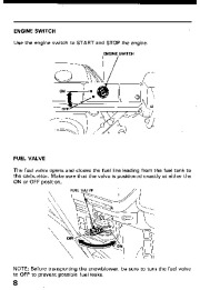 Honda HS55 Snow Blower Owners Manual page 9