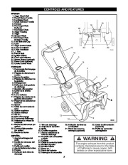 Ariens Sno Thro 938015 322 938016 522 Snow Blower Owner Manual page 2