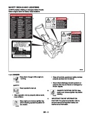 Ariens Sno Thro 938015 322 938016 522 Snow Blower Owner Manual page 5