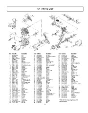 McCulloch Mac FS50 Chainsaw Service Parts List page 1