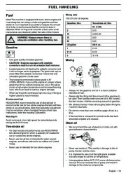 Husqvarna 345e 346XP 353 TrioBrake Chainsaw Owners Manual, 2001,2002,2003,2004,2005,2006,2007,2008,2009 page 19