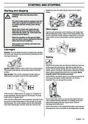 Husqvarna 345e 346XP 353 TrioBrake Chainsaw Owners Manual, 2001,2002,2003,2004,2005,2006,2007,2008,2009 page 21