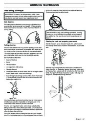 Husqvarna 345e 346XP 353 TrioBrake Chainsaw Owners Manual, 2001,2002,2003,2004,2005,2006,2007,2008,2009 page 27