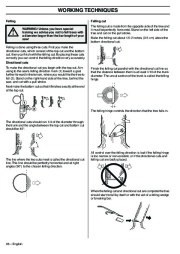 Husqvarna 345e 346XP 353 TrioBrake Chainsaw Owners Manual, 2001,2002,2003,2004,2005,2006,2007,2008,2009 page 28