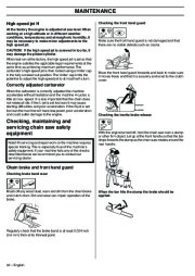 Husqvarna 345e 346XP 353 TrioBrake Chainsaw Owners Manual, 2001,2002,2003,2004,2005,2006,2007,2008,2009 page 32