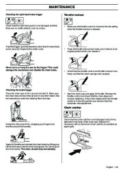 Husqvarna 345e 346XP 353 TrioBrake Chainsaw Owners Manual, 2001,2002,2003,2004,2005,2006,2007,2008,2009 page 33