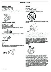 Husqvarna 345e 346XP 353 TrioBrake Chainsaw Owners Manual, 2001,2002,2003,2004,2005,2006,2007,2008,2009 page 34