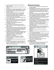 MTD 262 S235 S265 Snow Blower Owners Manual page 4