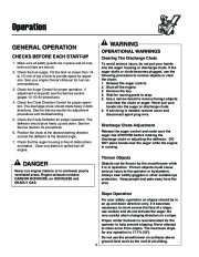 Simplicity 319M 319E 1694382 1694383 Single Stage Snow Blower Owners Manual page 12