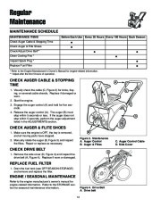 Simplicity 319M 319E 1694382 1694383 Single Stage Snow Blower Owners Manual page 16