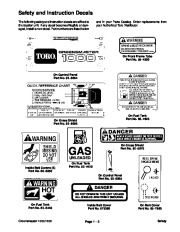 Toro 96889SL Rev A Service Manual Greensmaster 1000 1600 Preface Publication page 7