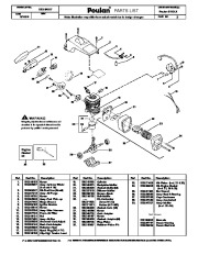 Poulan Owners Manual, 2004 page 2