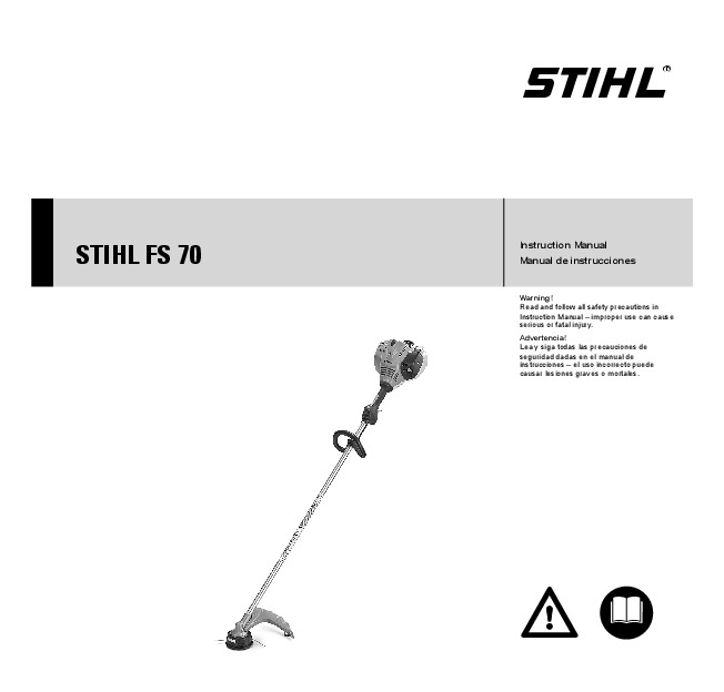 STIHL FS 70 Trimmer Owners Manual