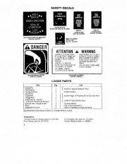 Toro 38035 3521 Snowthrower Owners Manual, 1985 page 4