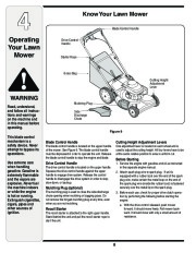 MTD GOld 500 Series 21 Inch Self Propelled Rotary Lawn Mower Owners Manual page 8