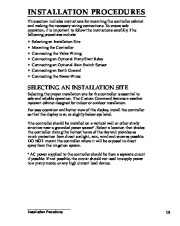 Toro Custom Command Plastic Owners Manual GB page 21