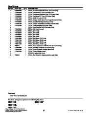 Simplicity 26 28 30 32 1695326 27 30 31 34 35 38-Inch Large Frame Two Stage Snow Blower Owners Manual page 27