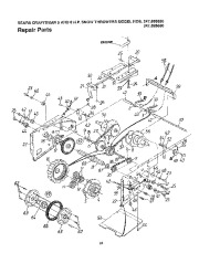 Craftsman 247.885550, 247.885680 Craftsman 24-26 inch two stage track drive Snow Thrower Owners Manual page 24