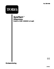 Toro 51566 Quiet Blower Vac Owners Manual, 2001 page 1