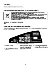 Toro 51552 Super 325 Blower/Vac Manual del Propietario, 2005 page 18