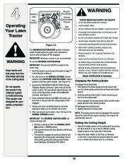 MTD Troy-Bilt 60T Transmatic Tractor Lawn Mower Owners Manual page 16