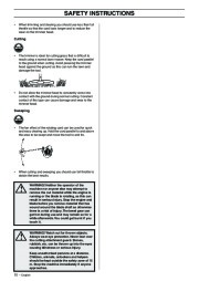 Husqvarna 324L 324LD X-Series Chainsaw Owners Manual, 2004 page 10