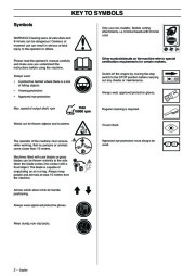 Husqvarna 324L 324LD X-Series Chainsaw Owners Manual, 2004 page 2