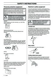 Husqvarna 324L 324LD X-Series Chainsaw Owners Manual, 2004 page 4