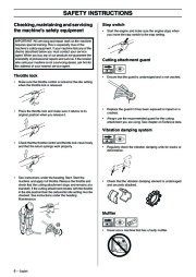Husqvarna 324L 324LD X-Series Chainsaw Owners Manual, 2004 page 6