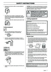 Husqvarna 324L 324LD X-Series Chainsaw Owners Manual, 2004 page 7