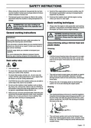 Husqvarna 324L 324LD X-Series Chainsaw Owners Manual, 2004 page 9