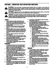 MTD White Outdoor 600 Series Snow Blower Owners Manual page 3