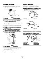 Toro 38428, 38429, 38441, 38442 Toro CCR 2450 and 3650 Snowthrower Laden Anleitung, 2001 page 10