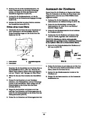 Toro 38428, 38429, 38441, 38442 Toro CCR 2450 and 3650 Snowthrower Laden Anleitung, 2001 page 20