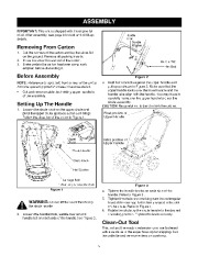 Craftsman 247.887001 Craftsman 22-Inch Snow Thrower Owners Manual page 5