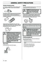 Husqvarna 385XP 390XP Chainsaw Owners Manual, 2003,2004,2005,2006,2007 page 10