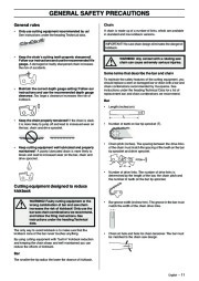 Husqvarna 385XP 390XP Chainsaw Owners Manual, 2003,2004,2005,2006,2007 page 11