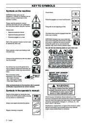 Husqvarna 385XP 390XP Chainsaw Owners Manual, 2003,2004,2005,2006,2007 page 2