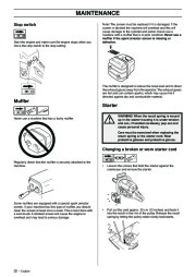 Husqvarna 385XP 390XP Chainsaw Owners Manual, 2003,2004,2005,2006,2007 page 32