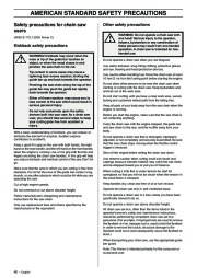 Husqvarna 385XP 390XP Chainsaw Owners Manual, 2003,2004,2005,2006,2007 page 40