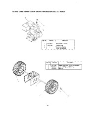 Craftsman 247.888520 Craftsman 26-Inch Two Stage Wheel Drive Snow Thrower Owners Manual page 34