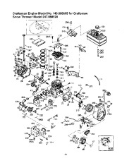 Craftsman 247.888520 Craftsman 26-Inch Two Stage Wheel Drive Snow Thrower Owners Manual page 36